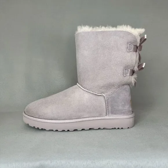 SORRY ITEM SOLD!!! Bailey Bow Purple Shearling Suede Wool Coquette Festival - Picture 8 of 16